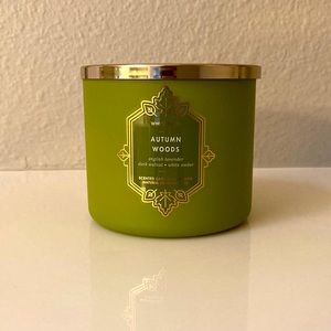 Bath and Body Works Autumn Woods 3-wick Candle